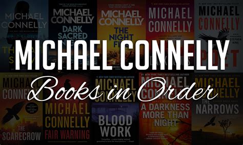 Michael Connelly Printable Book List